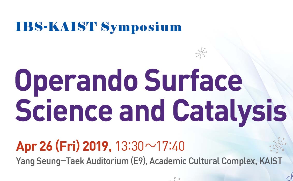 IBS-KAIST Symposium Operando Surface Science and Catalysis (April. 26, 2019) 사진